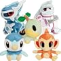 Pokemon Diamond & Pearl Poke Doll Bundle (Chimchar, Piplup, Turtwig, Dialga and Palkia)