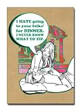 Christmas dinner tip - Scandalous Planet Fabulous Merry Christmas Greeting Card