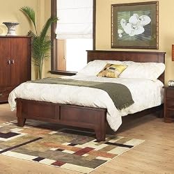 Queen Size Platform Bed - Canyon - Modus Furniture - CY14P5