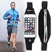 iRainy Running Pouch Belt Sweatproof Adjustable Fitness Workout Belt W Touch Screen Earphone Hole For iPhone 6 / 6s Plus Samsung Galaxy S5 S6 Edge