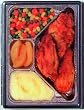 Hand Made TV DINNER Retro Cigarette ID Billfold Case