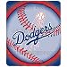 Los Angeles Dodgers Light Weight Fleece MLB Blanket (Flashball Series) (50