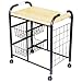 from WATSONS ROYAL - Wheeled Metal Storage Caddy / Trolley - Black