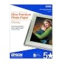 Epson Ultra Premium Photo Paper Glossy, Letter, 8.5 x 11, 50 Sheets (S042175)
