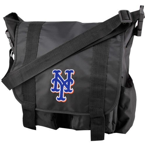 New York Mets Black Team Logo Diaper Bag
