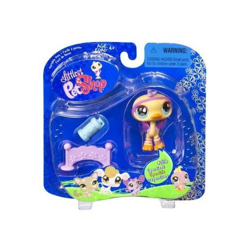 Littlest Pet Shop Portable Pet Ostrich with Hurdle