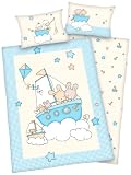 Herding 248578063 Bettw&auml;sche Jana ""HasenSchiff 100 x 135 + 40 x 60 cm; Linon