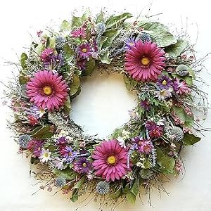 Pretty in Pink Wreath - 24" dia. - Frontgate