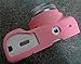 A5100 Camera Case, Flexible Camera Silicone Cover Protective Skin Shell for Sony Alpha A5000 A5100 Digital Camera, Pink