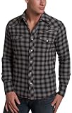 Vintage Red Young Men's Razor Flannel Long Sleeve Shirt