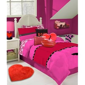 Claires Leather And Lace Comforter Set Claire's Leather And Lace Comforter Set