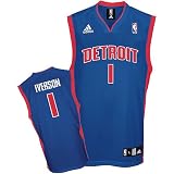 Adidas Detroit Pistons Allen Iverson Youth (Sizes 8-20) Replica Road Jersey