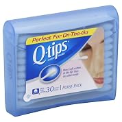 Q-tips Cotton Swabs, Purse Pack 30 swabs