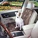 Guardian Gear Polyester Paw Print Single Seat Dog Car Seat Cover, Charcoal