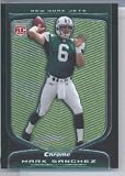 2009 Bowman Chrome Football Rookie Card (RC) #115 Mark Sanchez New York Jets Mint Condition - Shipped In Protective Screwdown Display Case!