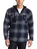 Dickies Men's Big Quilted Polar Fleece Overshirt, Dark... Dickies Men's Big Quilted Polar Fleece Overshirt, Dark...