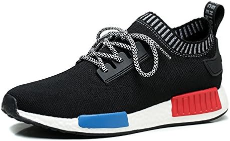 MULINSEN® NMD Men and Women Unisex Couple Casual Fashion Sneakers Running Shoes,black,9.5