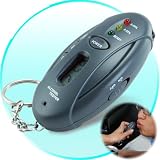New Breathalyzer Keychain Car Gadget - Flashlight + Stopwatch