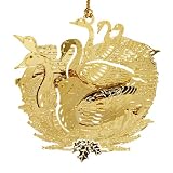 Baldwin Seven Swans-a-Swimming Ornament
