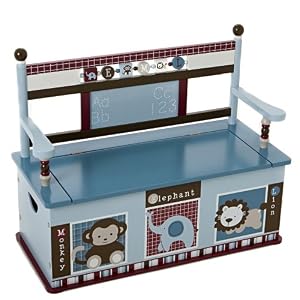 Levels of Discovery Jackson Bench Seat with Storage, Multi-color by 