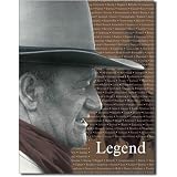 Desperate Enterprises John Wayne Legend Collectible Metal Sign, Model# 1185