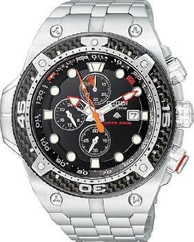 Citizen #BJ2095-53E Men's Eco Drive Promaster Carbon Chronograph Diver Watch