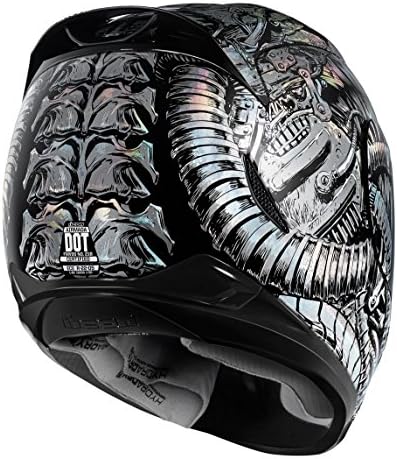 Icon Airmada Bioskull Motorcycle Helmet (Small 0101-7090)