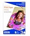 Epson Photo Paper Glossy, 4 x 6 Inches, 50 Sheets (S041809)