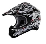 Vega Viper No Guts No Glory Black Graphic Large Off Road Helmet