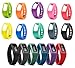 Biaoge 10PCS Replacement Bands with Plastic Clasps for Garmin Vivofit [Replacement Bands Only] Size 5.9-8.2 inches (1 Sets)