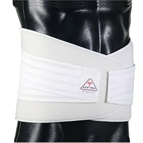Click here to buy ITA-MED Elastic Duo Adjustable Lumbo-Sacral Back Support, White by ITA-MED.
