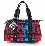 Baby Phat - Baby Phat Baby Me Crazy Black Large Satchel Handbag