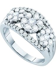 1.26CTW DIAMOND FLOWER BAND