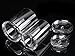 INTBUYING Acrylic Clear Cotton Ball and Swab Organizer Holder Container Comestic Makeup Organizer Makeup Brush Holder Bathroom Orgnizer
