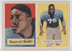 Rosey Brown New York Giants (Football Card) 1957 Topps #11