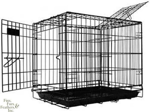 Pet Tek Dreamcrate Professional Series 200 2-Door Crate 24 Inch x 18 Inch x 20 Inch - Black