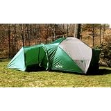Trek Tents 6-person 12 x 10' Geo Dome Tent with Vestibule Green / Gray