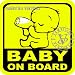 Samritika Ventures Baby On Board Stickers. { BUY 2 GET 1 FREE OFFER} RS.90.00