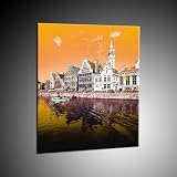 Gand, Belgique Graslei in 50x70 cm Image du produit