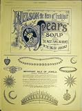 PEARS  SOAP NELSON TRAFALGAR HERO JEWELS BENSON 1898