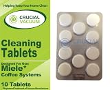 High Quality 10 Pack Cleaning Tablets Designed For Use In Miele Coffee Machines & Steam Ovens; Compare To Miele Tablet Part # 05626080, 07616440; Designed Exclusively For Crucial Vacuum