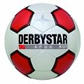 DERBYSTAR FUSSBALL APUS SUPER LIGHT, weiss/rot/schwarz