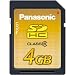 Photo : Panasonic 4GB SD High Capacity Memory Card Class 6