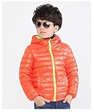 AiGo 子供服 キッズ ジャケット 防寒 アウター コート ダウンジャケット パーカー 冬着 キッズ 女の子 男の子 保温 無地 カジュアル (120CM, Type2) [並行輸入品]