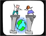Mouse Pad with couple, globe, dance