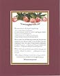 Touching and Heartfelt Poem for Daughters - To Our Daughter with Love Forever Poem on 11 x 14 Double Beveled Matting