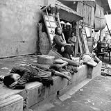 During the Famine, Hunger Children and Adults Sleeping Photographic Poster Print, 16x16
