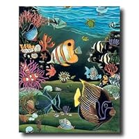 Tropical Ocean Fish Exotic Coral Reef Animal Wildlife Picture Art Print