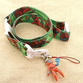 Pokemon Figure Cell Phone Neck Strap --Deoxys (Japanese Import!) ***Free Domestic Shipping For This Item!***