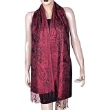 Fashion Accessories Neck Wrap in Blended Wool Silk Scarf